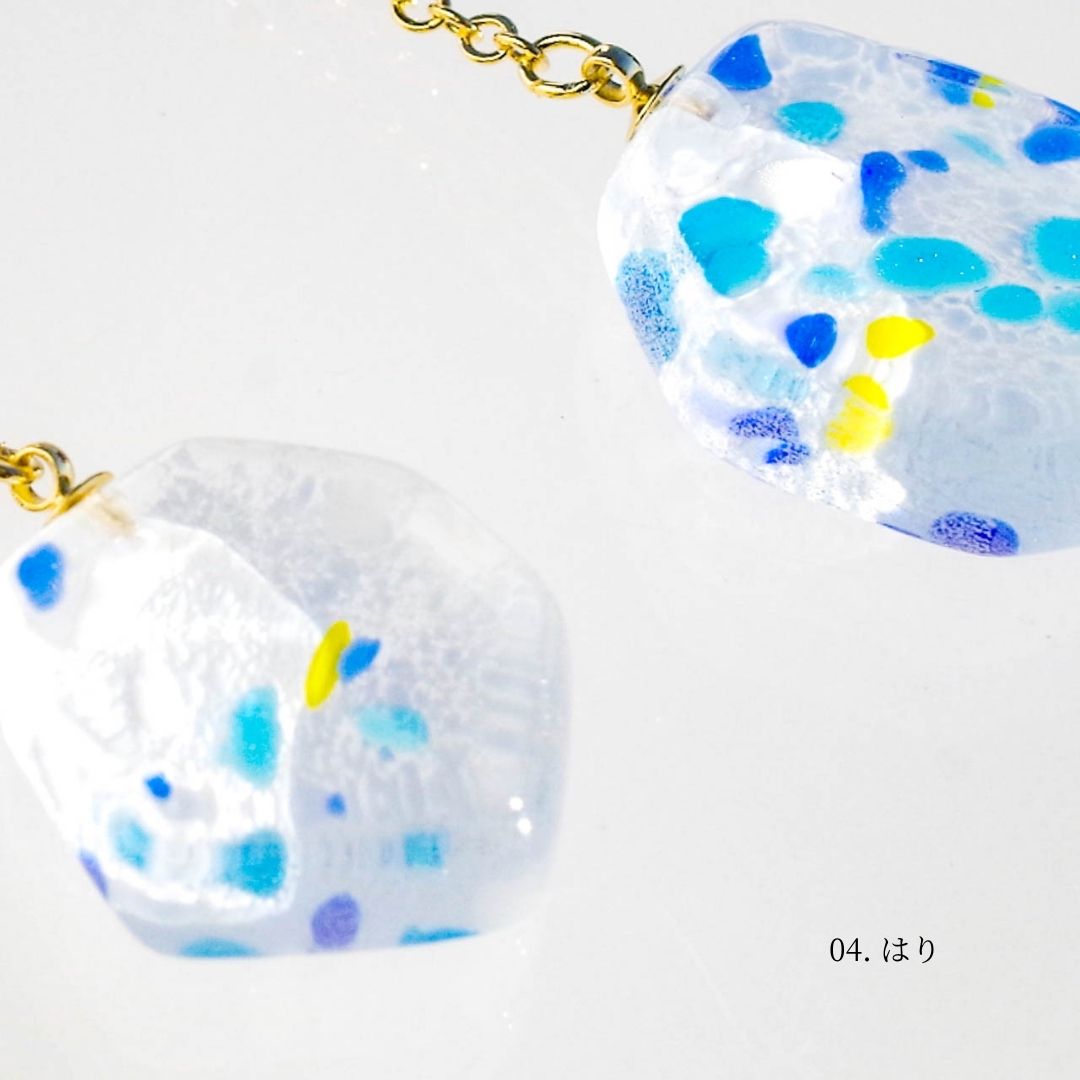 WEB限定／江戸硝子うきよのかけら／ピアス／KA012