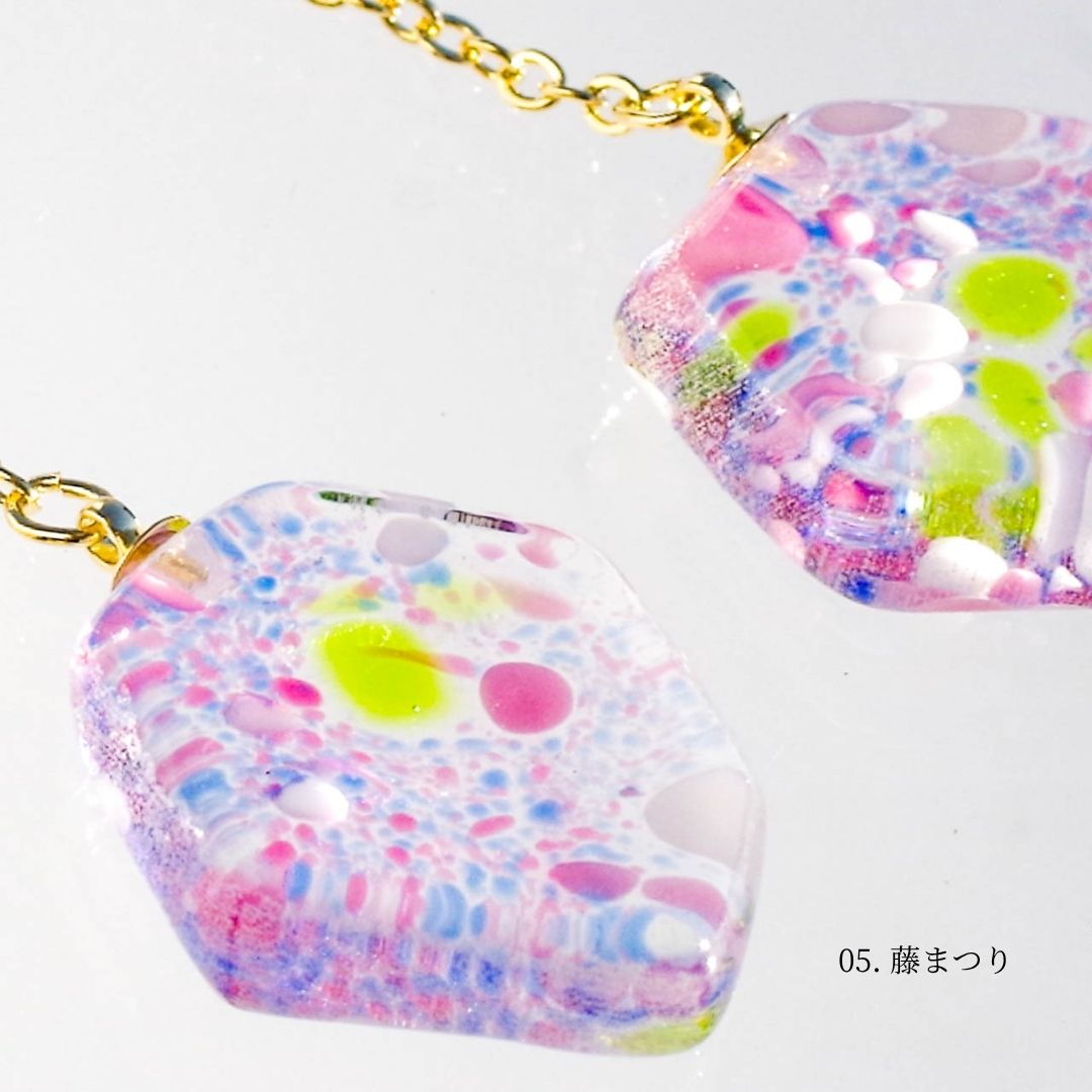 WEB限定／江戸硝子うきよのかけら／ピアス／KA012