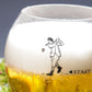 【送料無料】イニシャル刻印ビアグラス｜ゴラス｜スコア／ジェントル／AN814