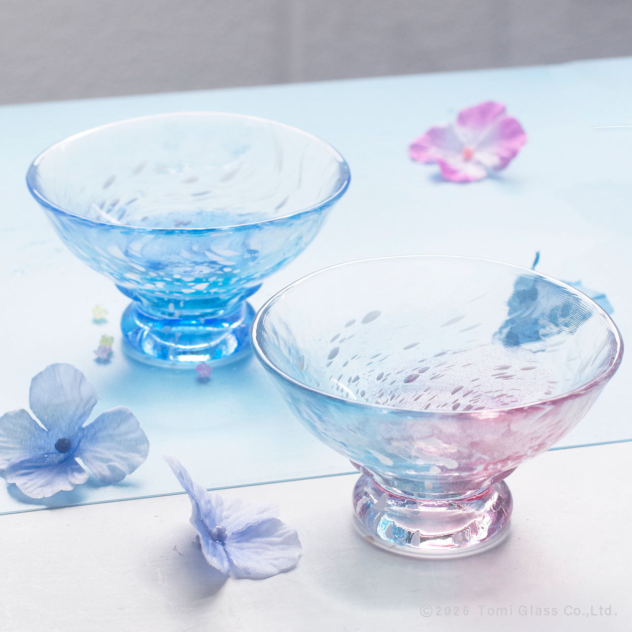 WEB限定／えどふぇありー／脚付きグラス／うみ坊／ECEG501-18