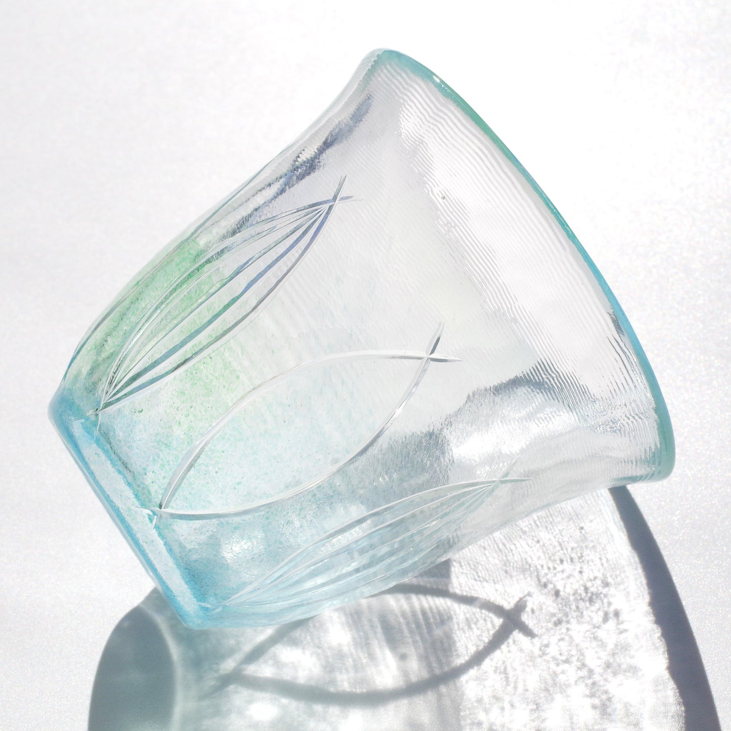 WEB限定／江戸切子／キリッカ／タンブラー／エメラルド／ECEG502-02