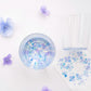 WEB限定／花咲くグラス／雨と紫陽花／タンブラー／EC825-aj