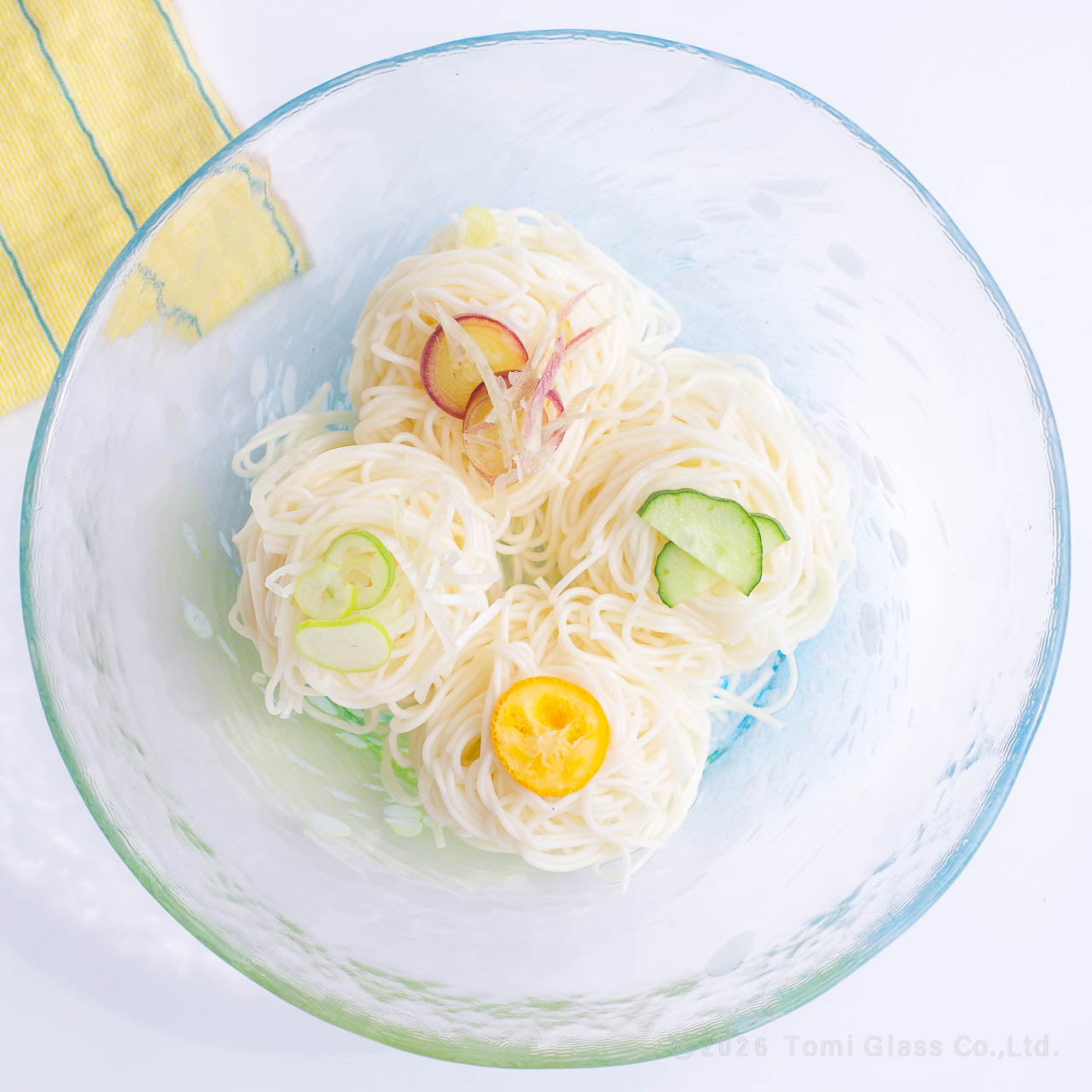 【送料無料】WEB限定／江戸硝子／えどふぇありー／そうめん４点セット／ECST076