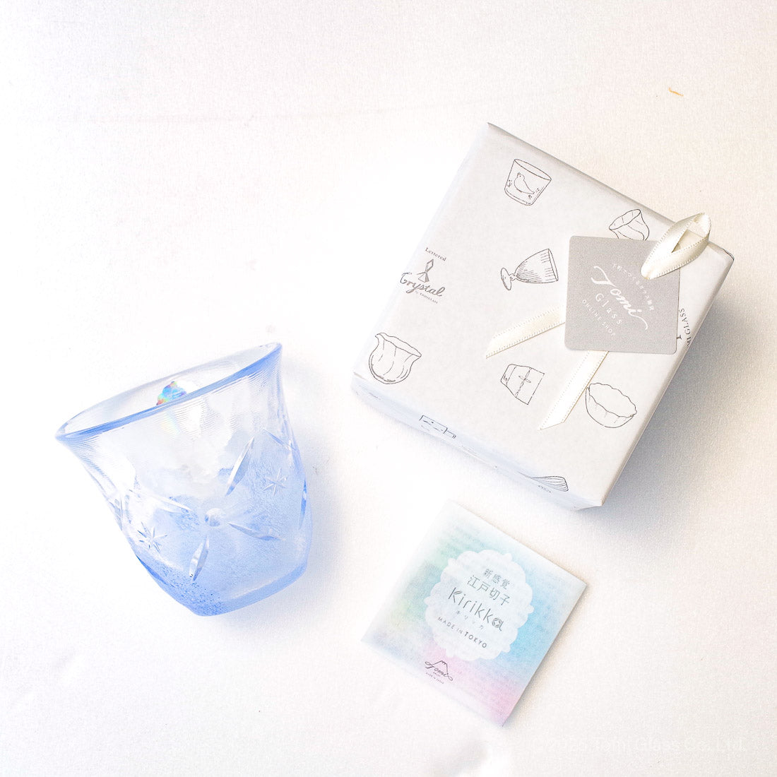 WEB限定／江戸切子／キリッカ／タンブラー／ブルー／ECEG502-01