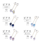 WEB限定／江戸硝子うきよのかけら／ピアス／KA012