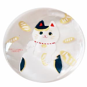 猫に蛸／箸置き／猫／7095-01